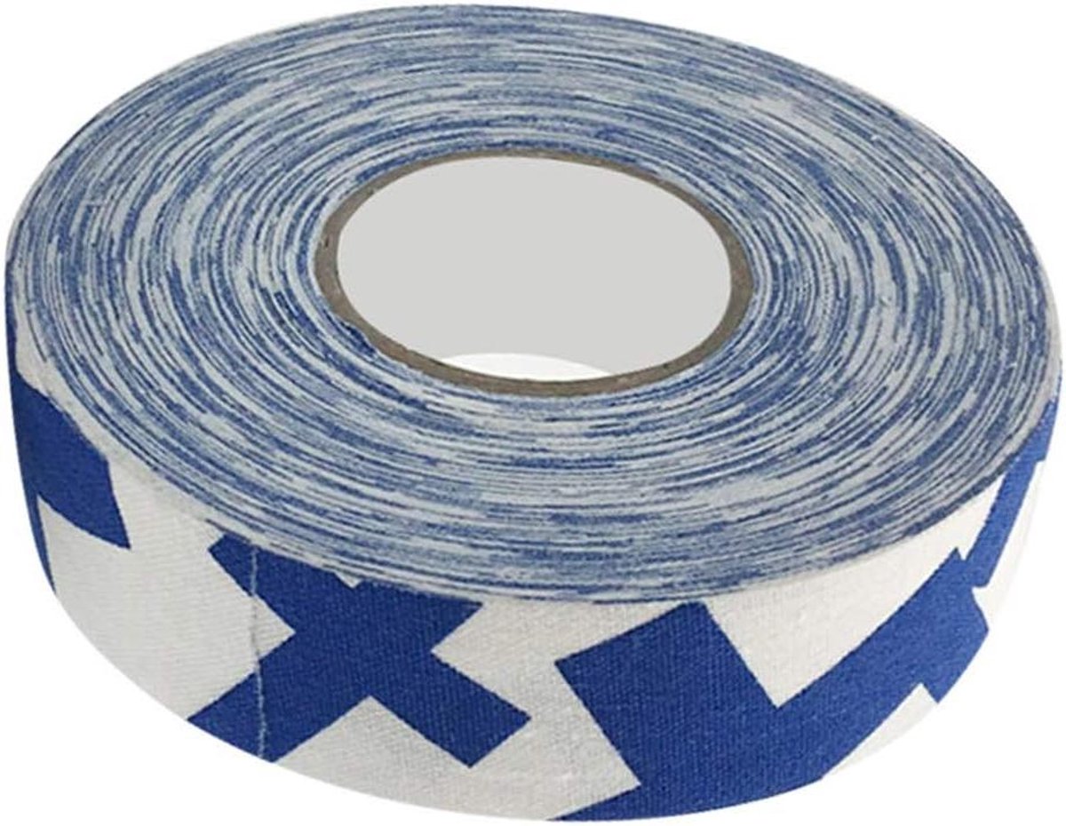 Allecta - Beschermende Sport Tape voor Hockey en Badminton - Kleurrijk en Makkelijk Scheurbaar - 1 Inch Breed - 27 Yards Lang - Blauw