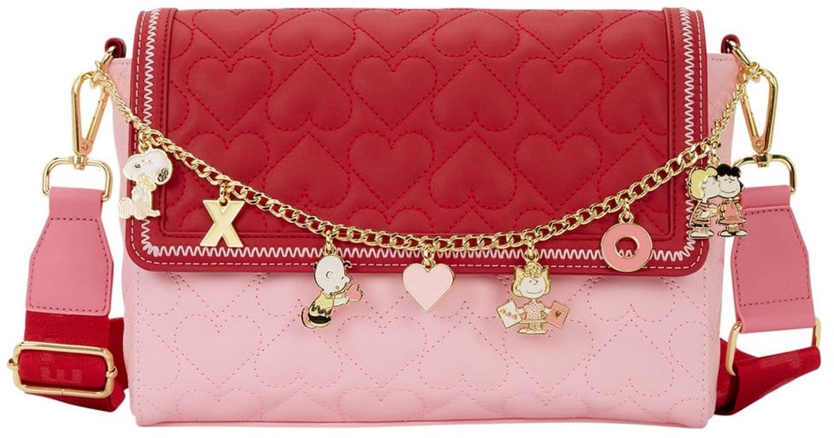Loungefly Peanuts by Loungefly Crossbody Snoopy XO Bags