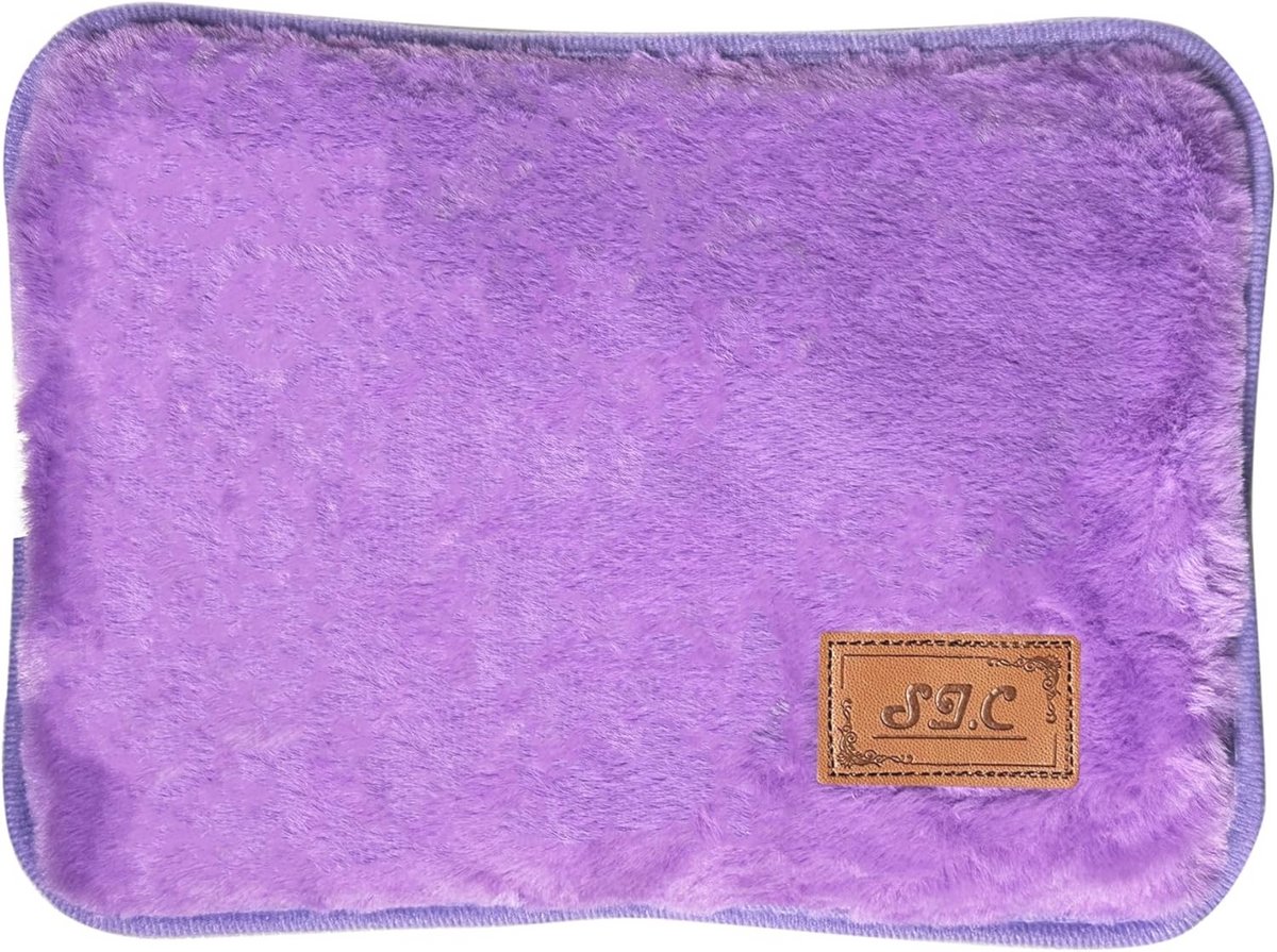 Elektrische warmwaterkruik met pluche hoes - 500 W - Handwarmer en voetwarmer voor spier- en menstruatieklachten