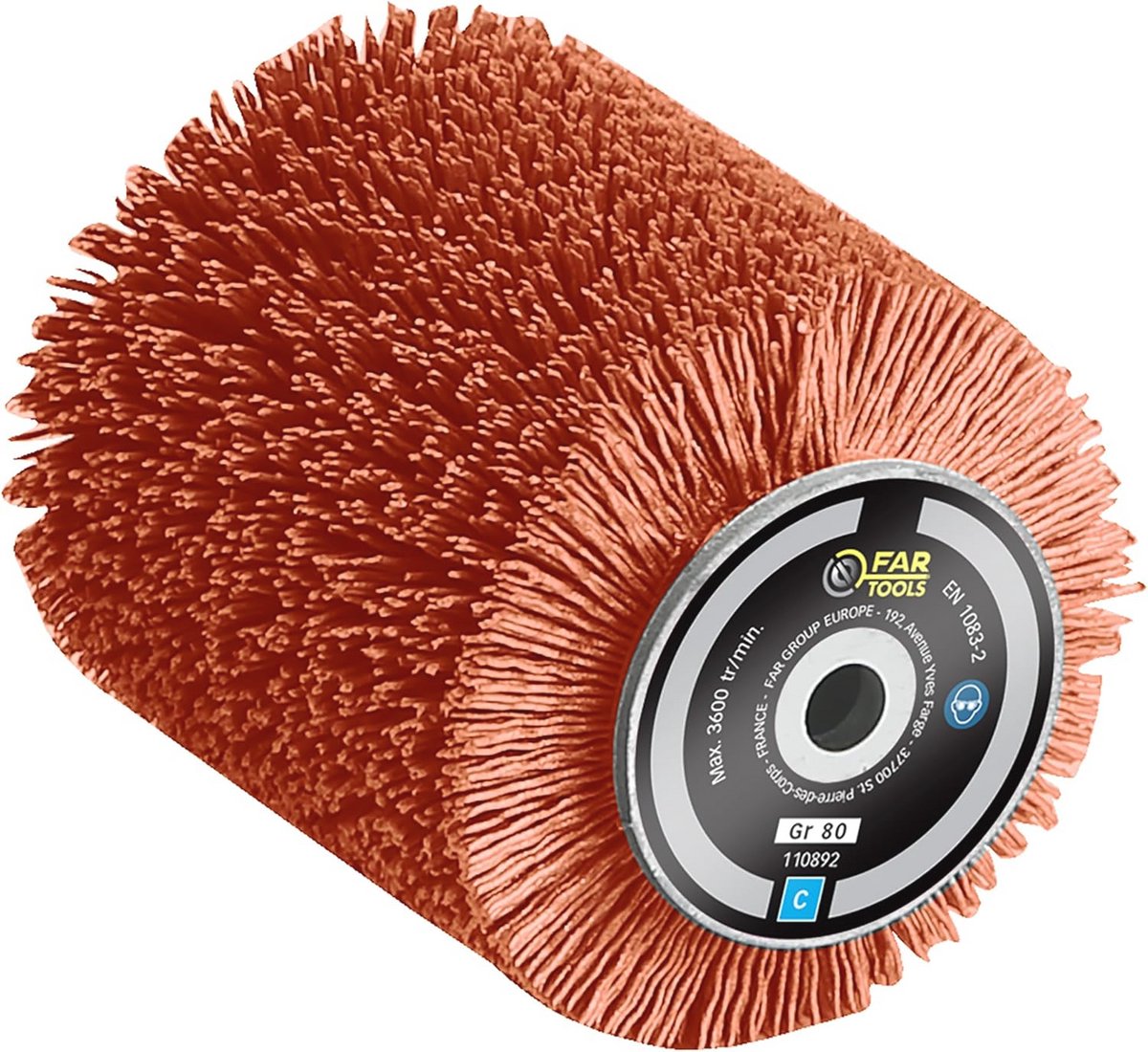 Nylon Schuurborstel Ø 80 mm - Effectieve Oplossing voor Ontgrijzen en Reinigen