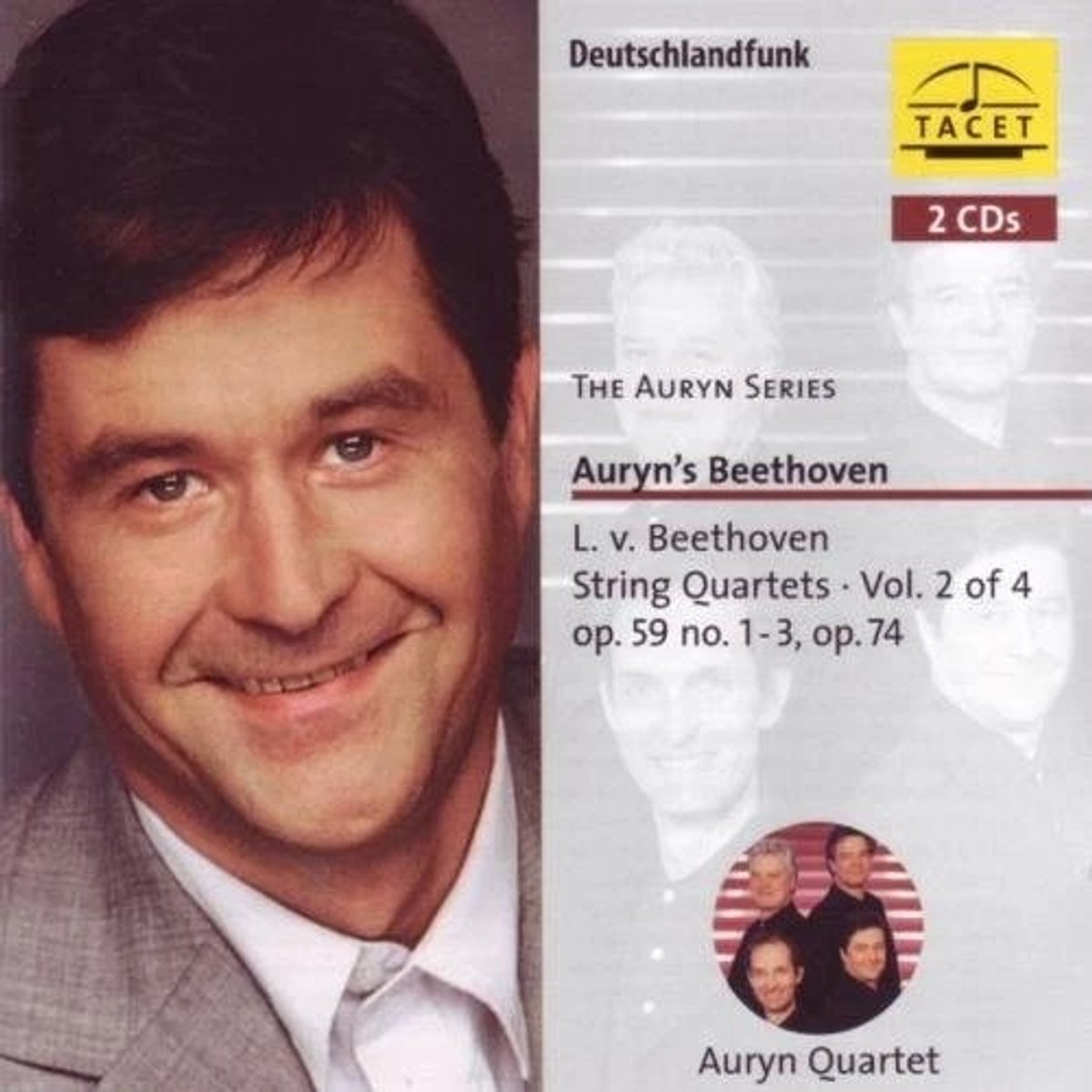 Auryn Quartet - Auryn's Beethoven (String Quartets Vol. 2 Of 4 Op. 59 No. 1 – 3, Op. 74) (CD)