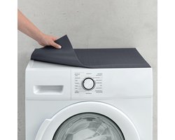 Cushion for Washing Machine or Dryer, Non-Slip, 60 x 60 cm, Can Be Cut to Size, Black, Universal Cover