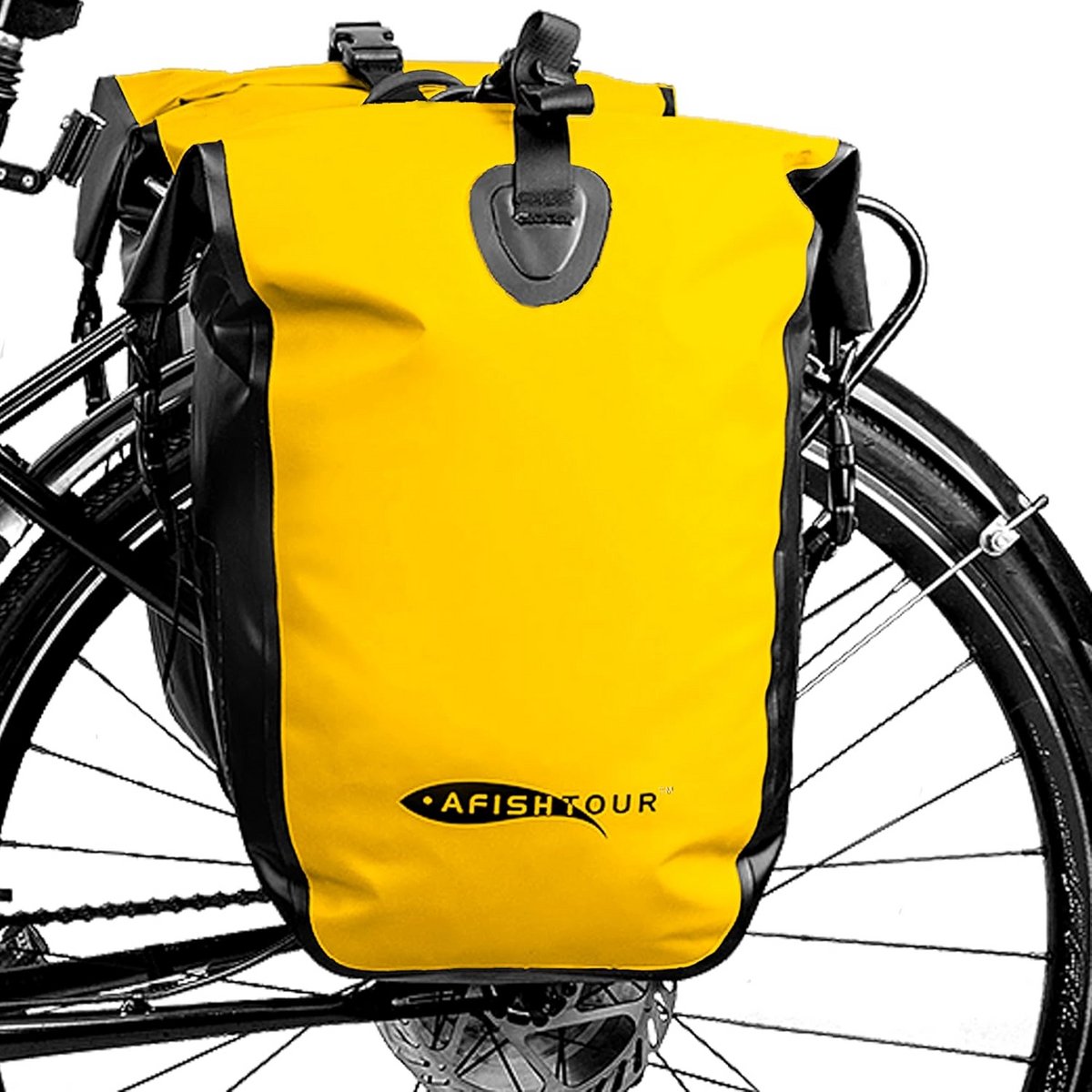 Waterdichte 25L Fietstas voor Bagagedrager - Ideaal voor Levensmiddelen en Laptop