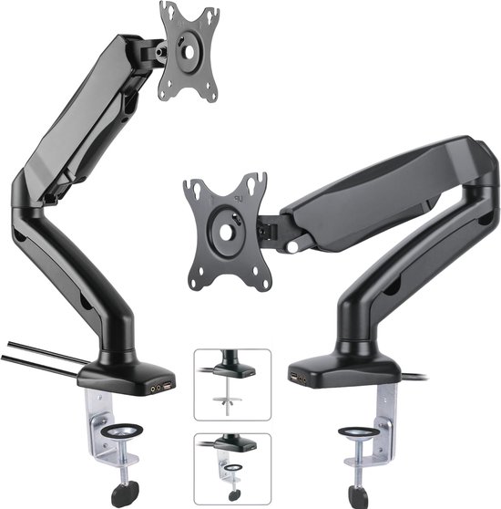 BREX® Standaard Monitor Arm 1 Scherm - 10 tot 32 Inch - Bol