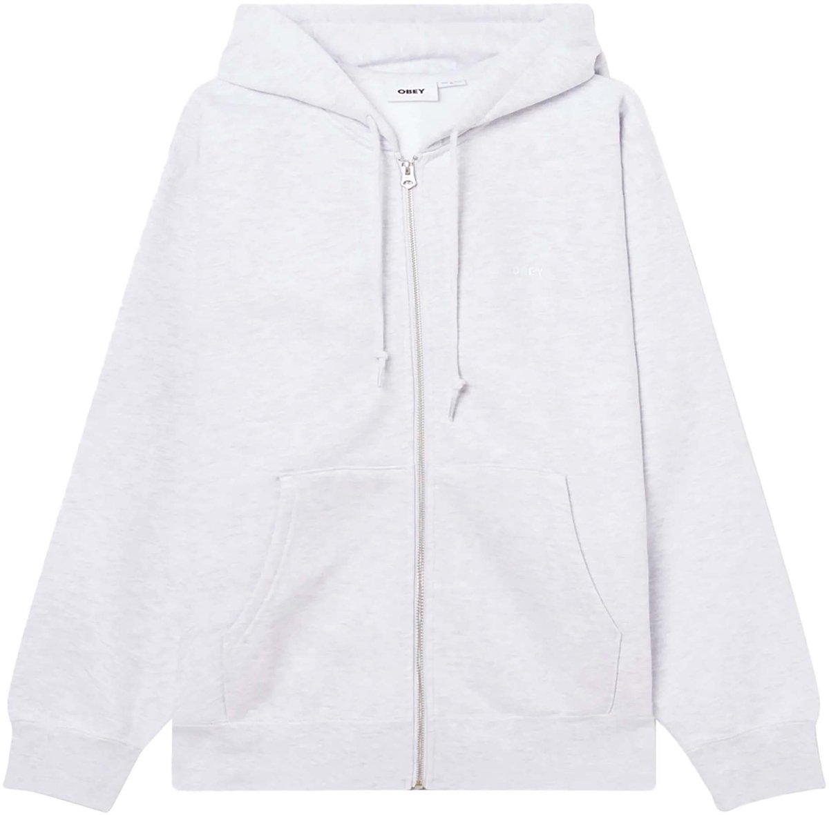 Felpa Obey Established Works Bold Zip Hood Ii Fleece - Fashion Wear - Volwassen