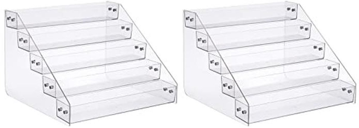 Gelaagd Acryl Spice Rack - 5 Laags Kruiden Organizer voor Keuken en Kast
