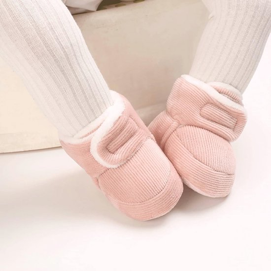 Fleece booties voor pasgeborenen - winter warme antislip schoenen voor 0-18 maanden — afbeelding 4