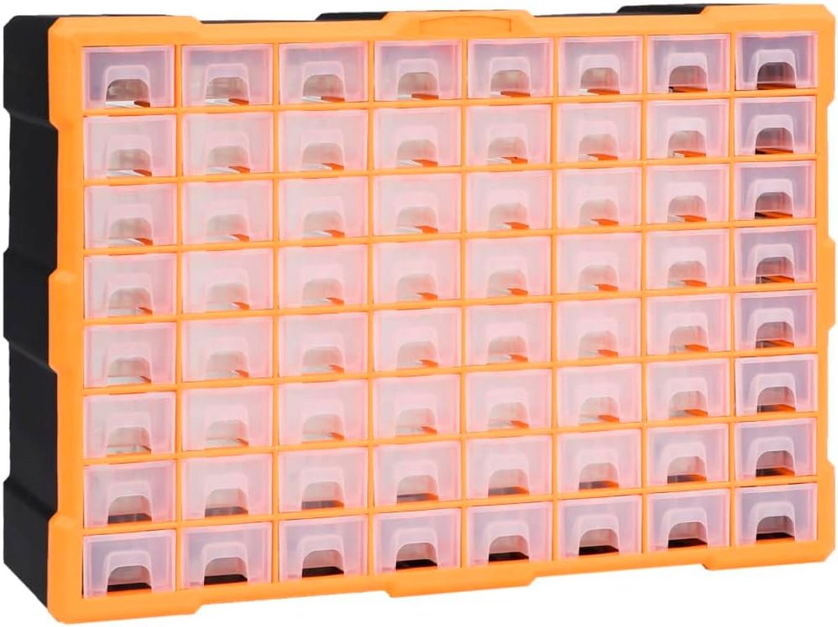 Organizer met 64 lades voor gereedschap en accessoires