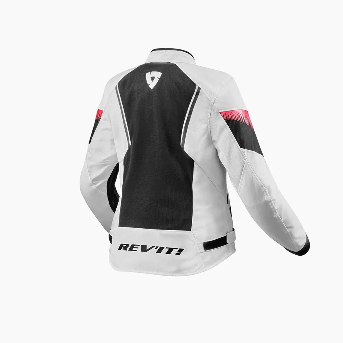 REV’IT! Control Air H2O Dames Wit Zwart Motorjas - Maat 40 - Jas – foto 6