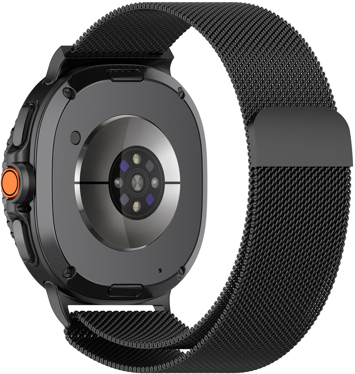 YONO Milanese Band geschikt voor Samsung Galaxy Watch 8 - 40/44mm - Classic - Zwart