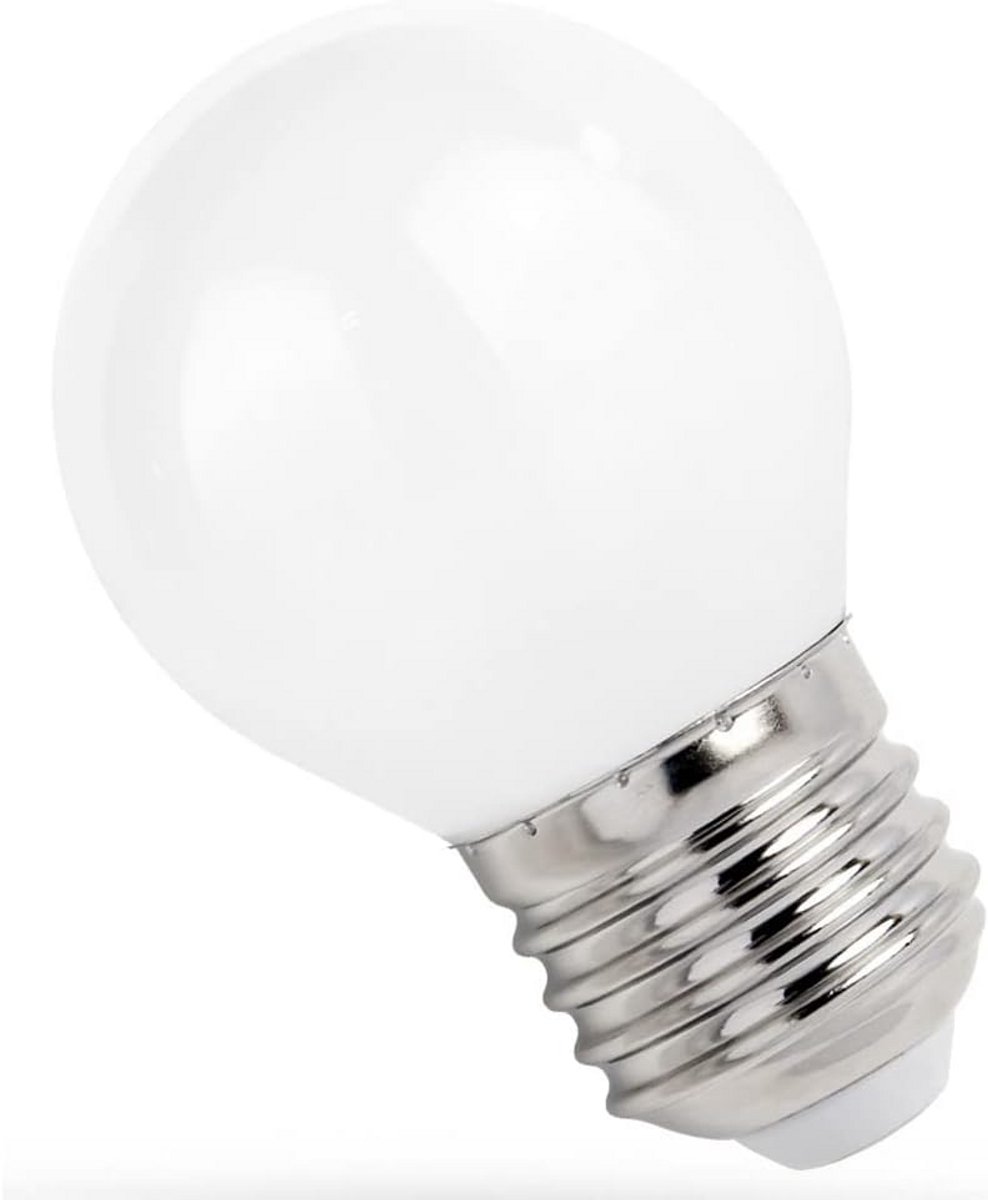 LED Filament Lamp G45 Druppel 1W E27 Opaal 90lm Warm Wit Licht