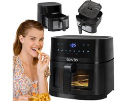 Lovio PureFry XL - Heteluchtfriteuse - WiFi-bewerkbaar - 6L - Touchscreen
