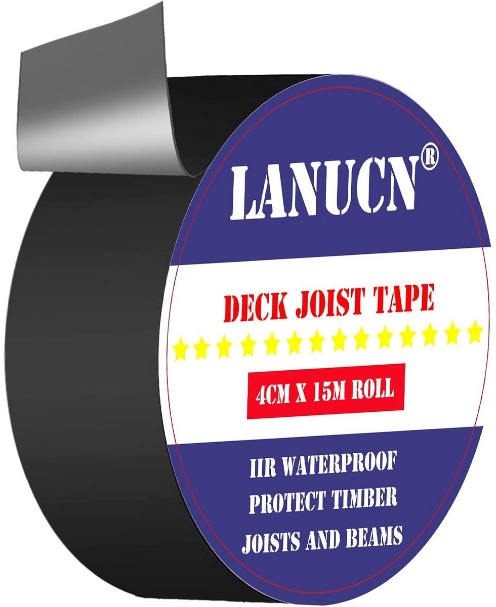 Waterdichte Beschermtape voor Houtconstructies, Balkfolie voor Terras en Vlonder