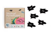 BS Squirrel Parachutes - Catch & Throw Game - 2 à 20 joueurs - Dès 4 ans - Jouets de plein air Toys - Active Game