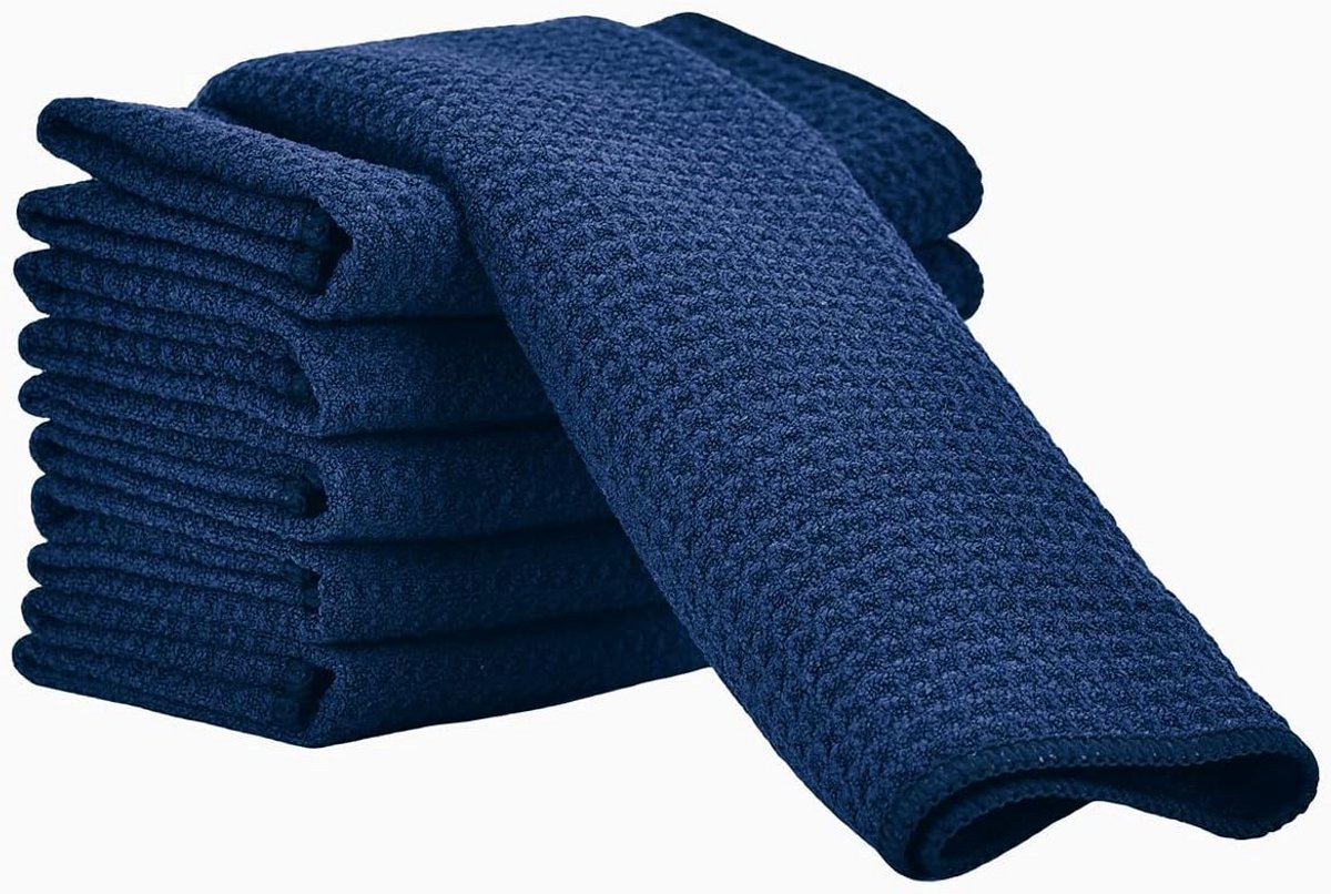 Extra Absorberende Microvezel Vaatdoeken Set van 6 Keukenhanddoeken Sneldrogend