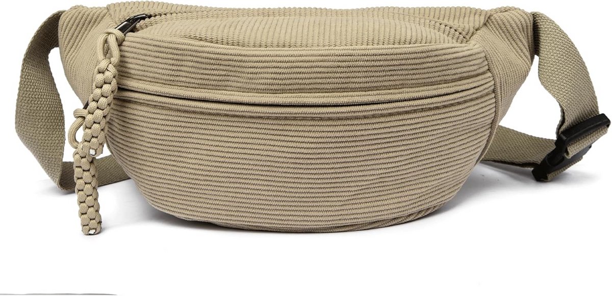 Modieuze Corduroy Schoudertas Dames en Heren - Crossbody, Heuptas en Borsttas voor Outdoor en Reizen