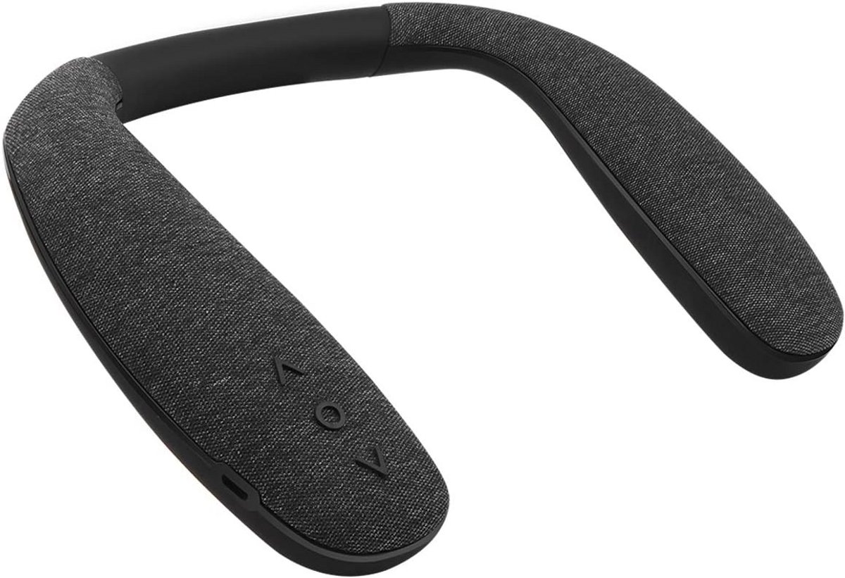 Bluetooth Speaker met Nekband - Draadloos Audio Genieten en Bellen - Zwart