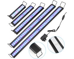 RGB LED aquariumlamp 10W met houder en timer