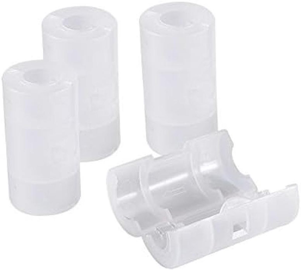 4x AA naar C Batterij Adapter Converters - Omvormers voor Batterij Grootte
