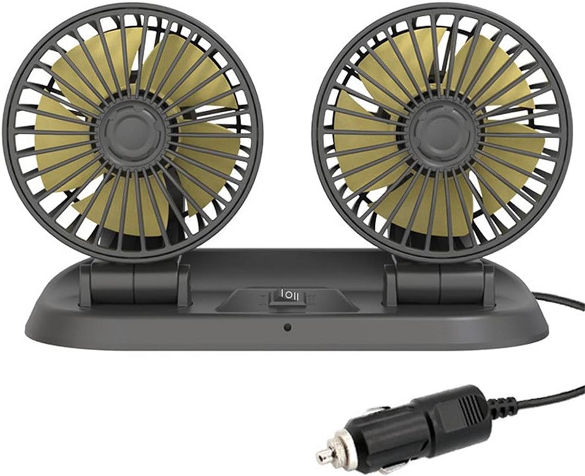 Krachtige USB Mini Ventilator - 360° Draaibaar & 2 Snelheden | Tafel, Auto, Kantoor & Camping thumbnail 6