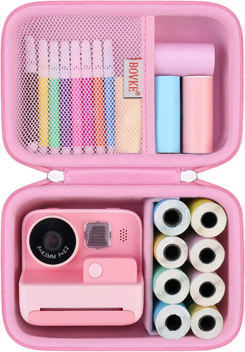 Instant Camera voor Kinderen - Digitale Fotocamera met 32MP en HD-Scherm voor Meisjes en Jongens - Cadeau