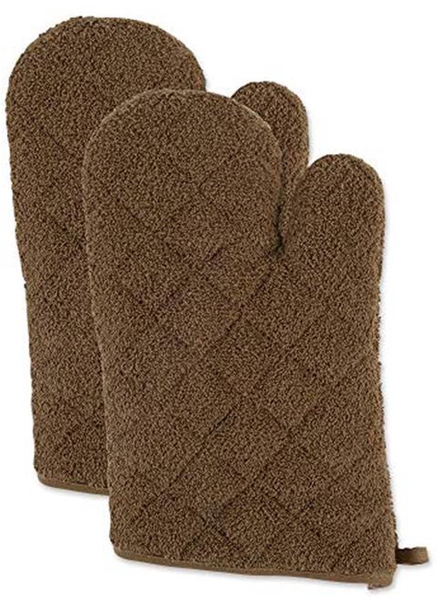 Quilted Ovenwant Set van 2 in 100% Katoen Badstof
