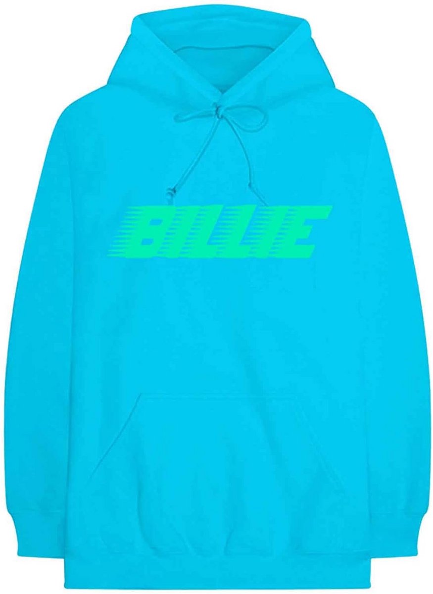 Unisex Pullover Hoodie Blauw met Grote Rugprint - Katoen & Comfortabel