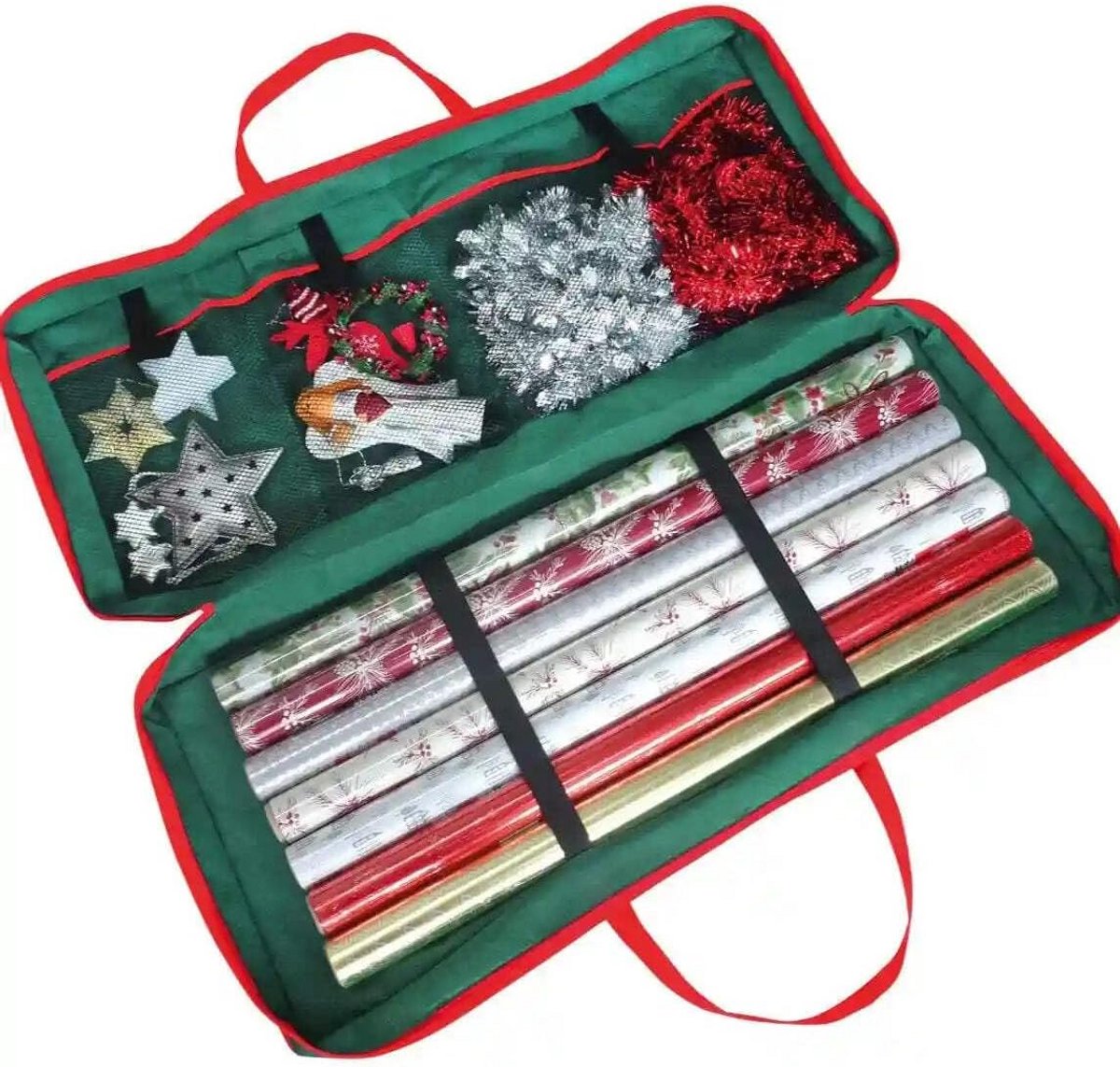 Opbergtas Kerstpapier en Decoratie - Groot Formaat