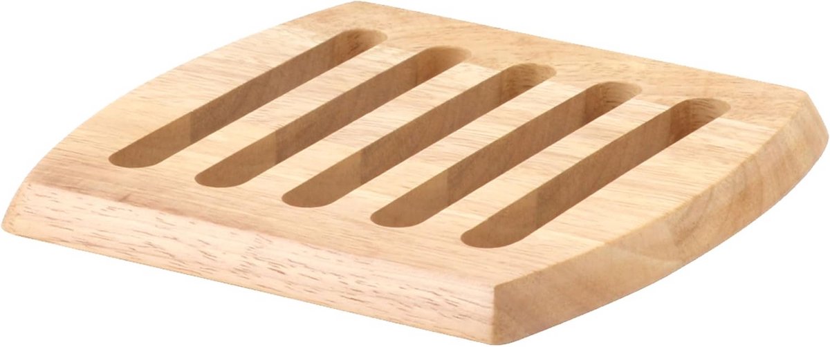 Houten Onderzetter Vierkant voor Pannen en Potten - Hittebestendig - 20x20 cm