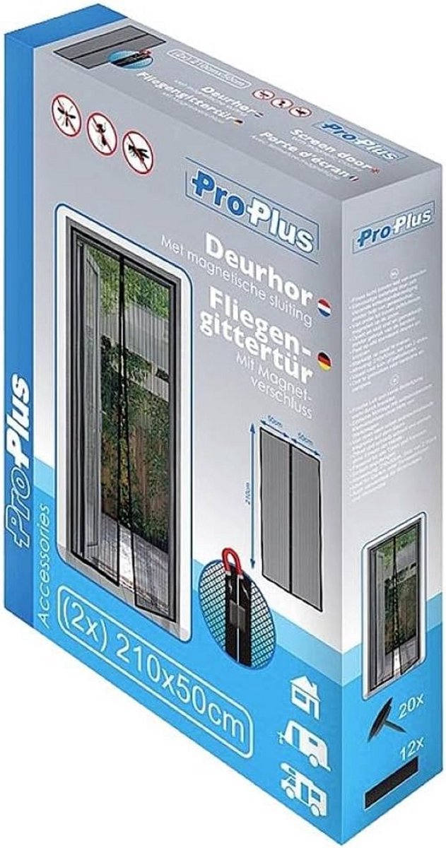 Vliegengordijn Deur Hor (50x210 cm) - Houd Insecten Buiten