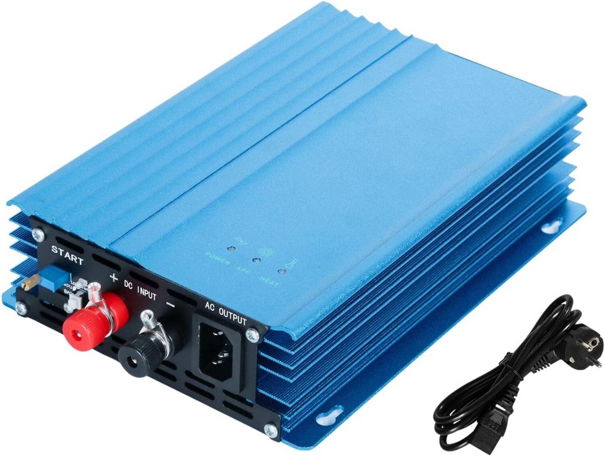 500W MPPT Grid Tie Omvormer voor Zonnepanelen - Netgekoppelde Voedingsomvormer 220V met Instelbare Batterijmodus