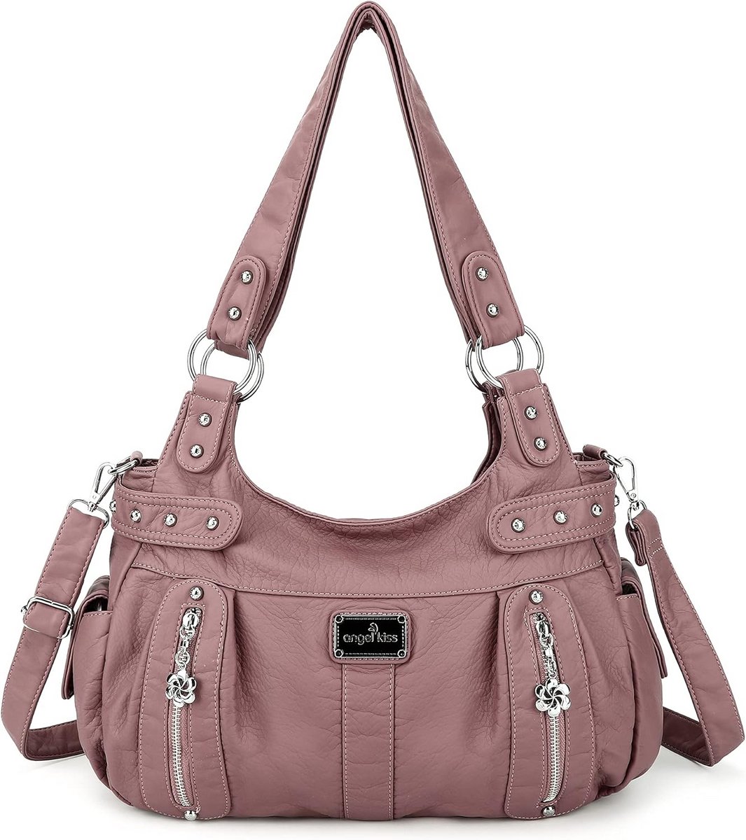 Grote Dames Handtas Schoudertas Crossbody Hobo Tas Kunstleer