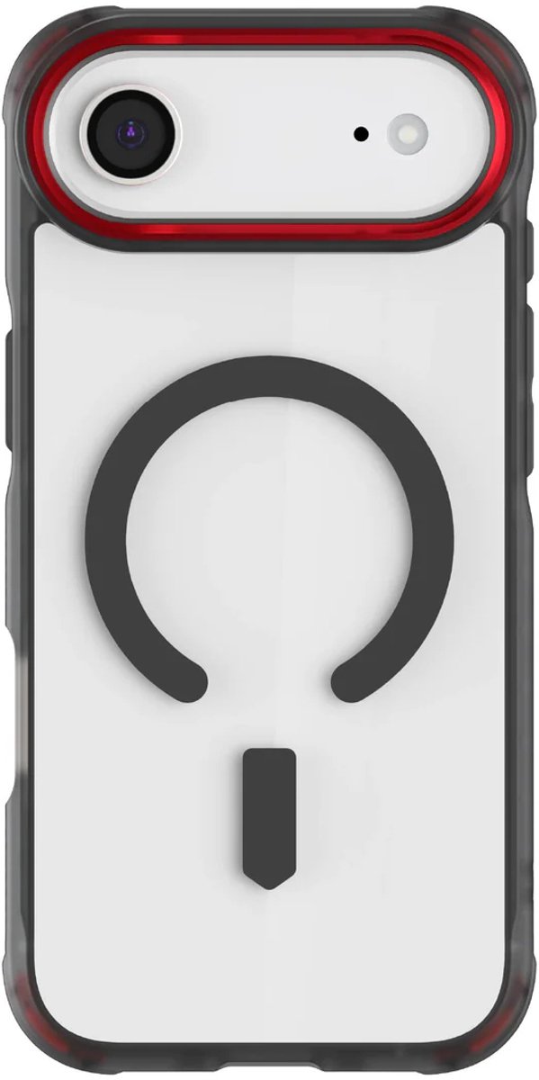 Ghostek Hoesje geschikt voor Apple iPhone Air MagSafe Telefoonhoesje Hardcase | Ghostek Covert Backcover Shockproof | Geschikt voor MagSafe | Geschikt voor Draadloos Opladen met Magnetische Ring | Geschikt voor MagSafe Case - Smoke | Zwart