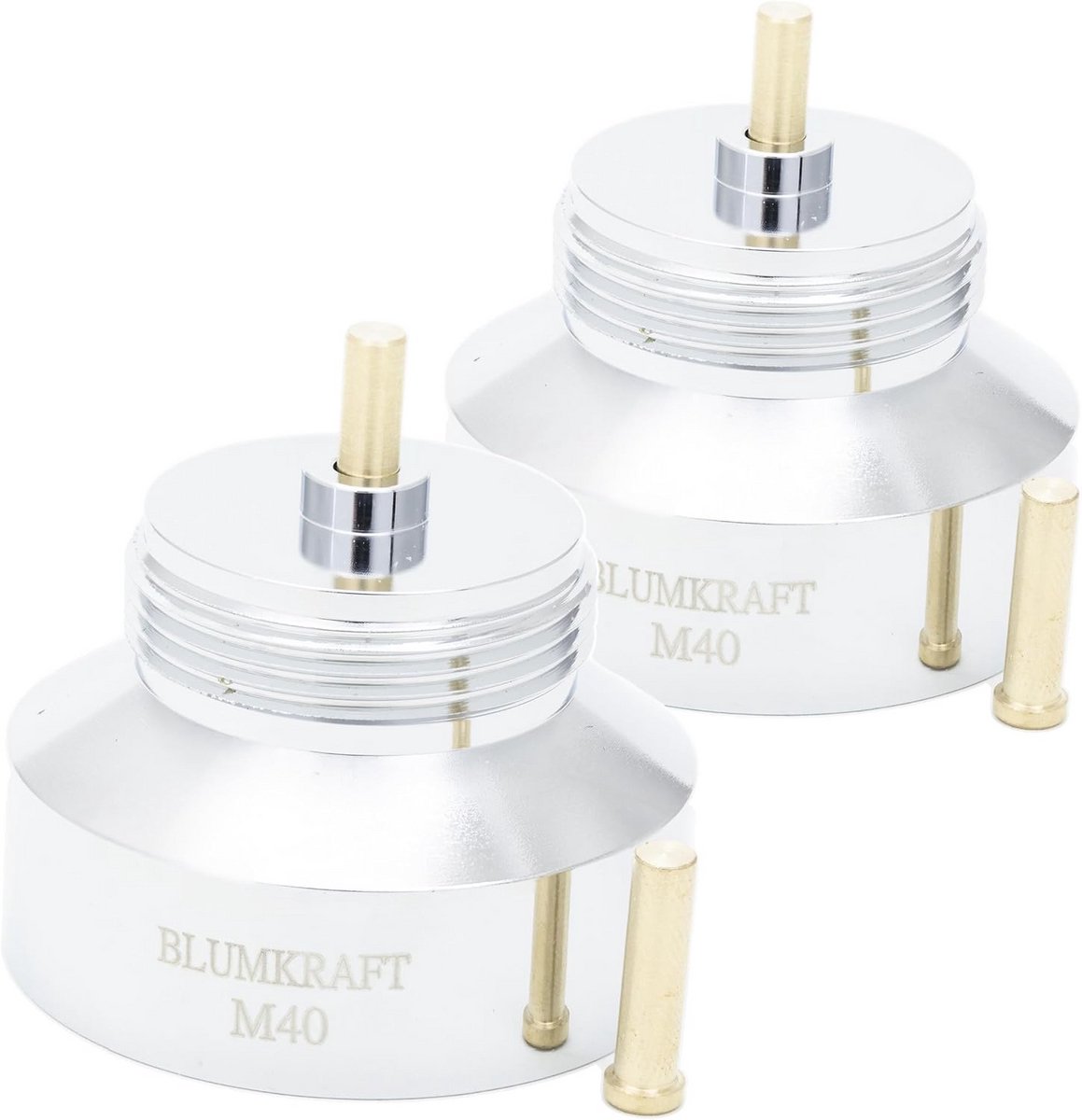 Set van 2 Metalen Adapters M40 x 1.5 naar M30 x 1.5 voor Thermostaatknoppen