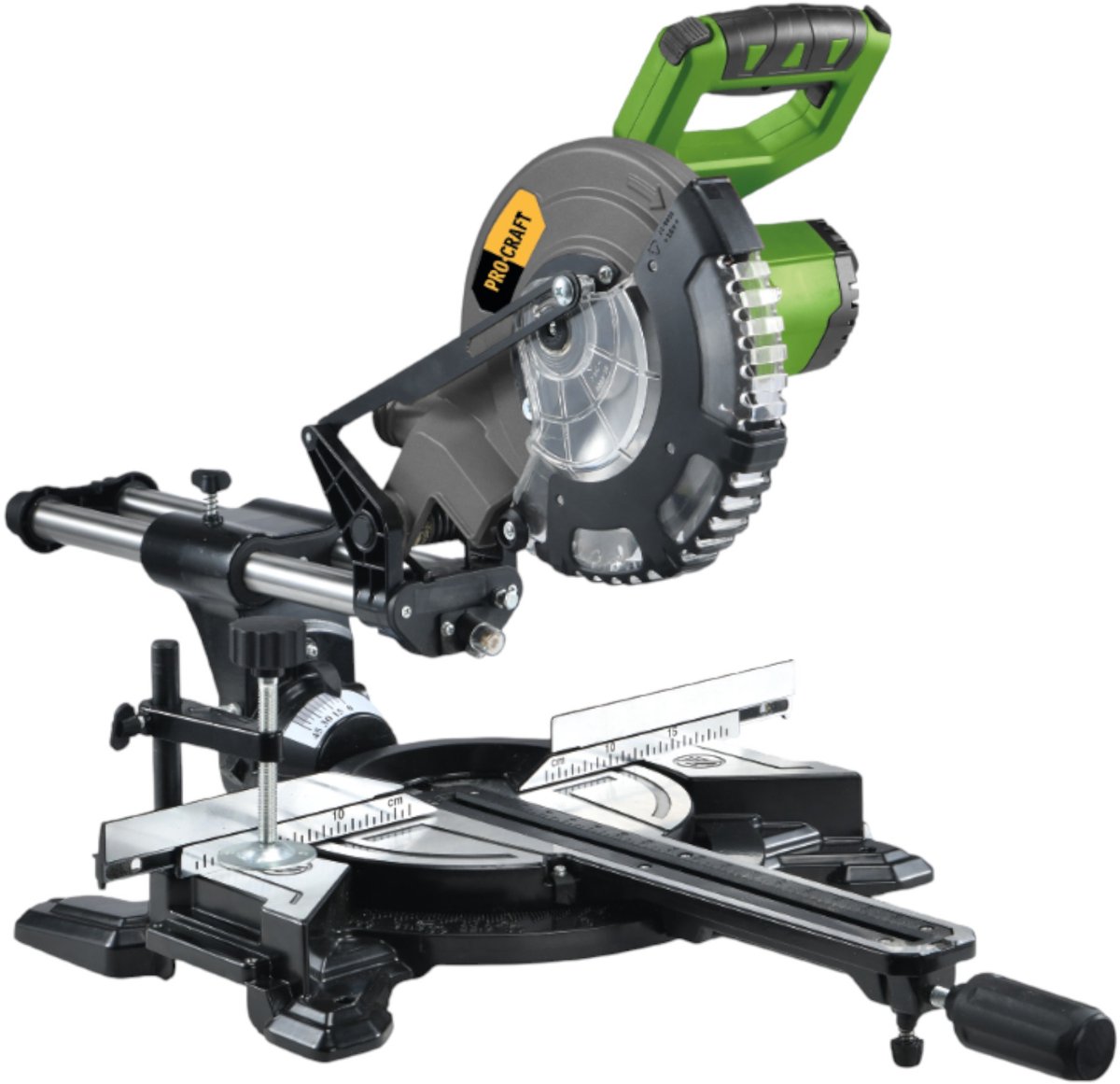 Procraft PGS28bb accu-afkort- en verstekzaag 20 V 210 mm borstelloos solo - zonder accu, zonder oplader