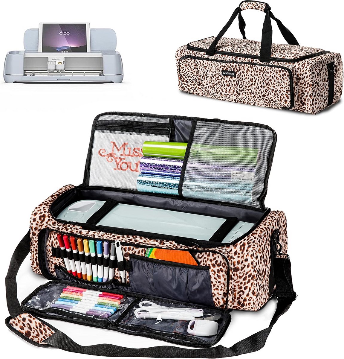 Stevige Draagtas voor Cricut Explore Air 2 en Maker - Inclusief Ruimte voor Accessoires