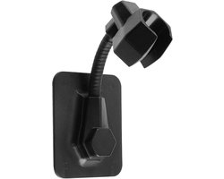 Verstelbare Douchekop Houder Zonder Boren - 360° Draaibaar - Zwarte Badkamer Accessoire