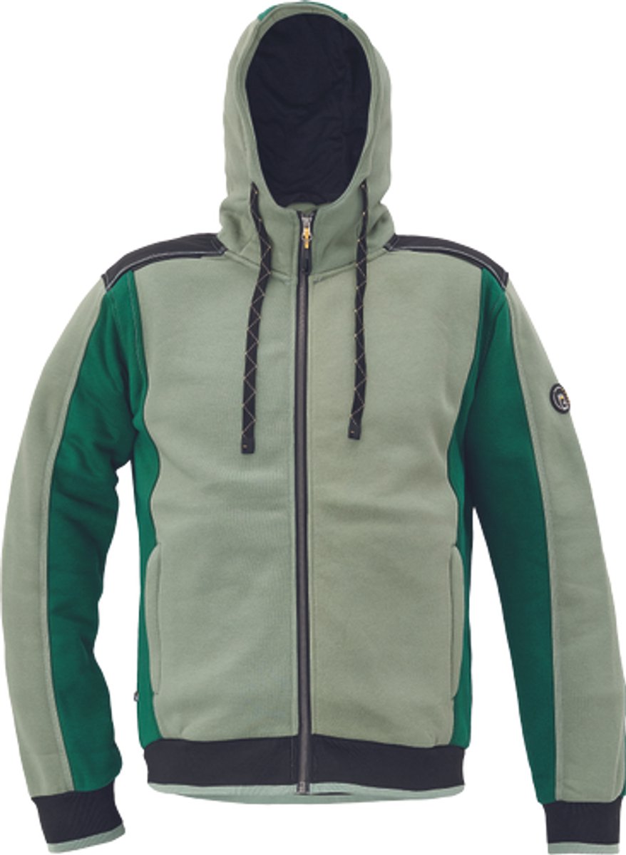Dayboro hooded vest groen/zwart, S