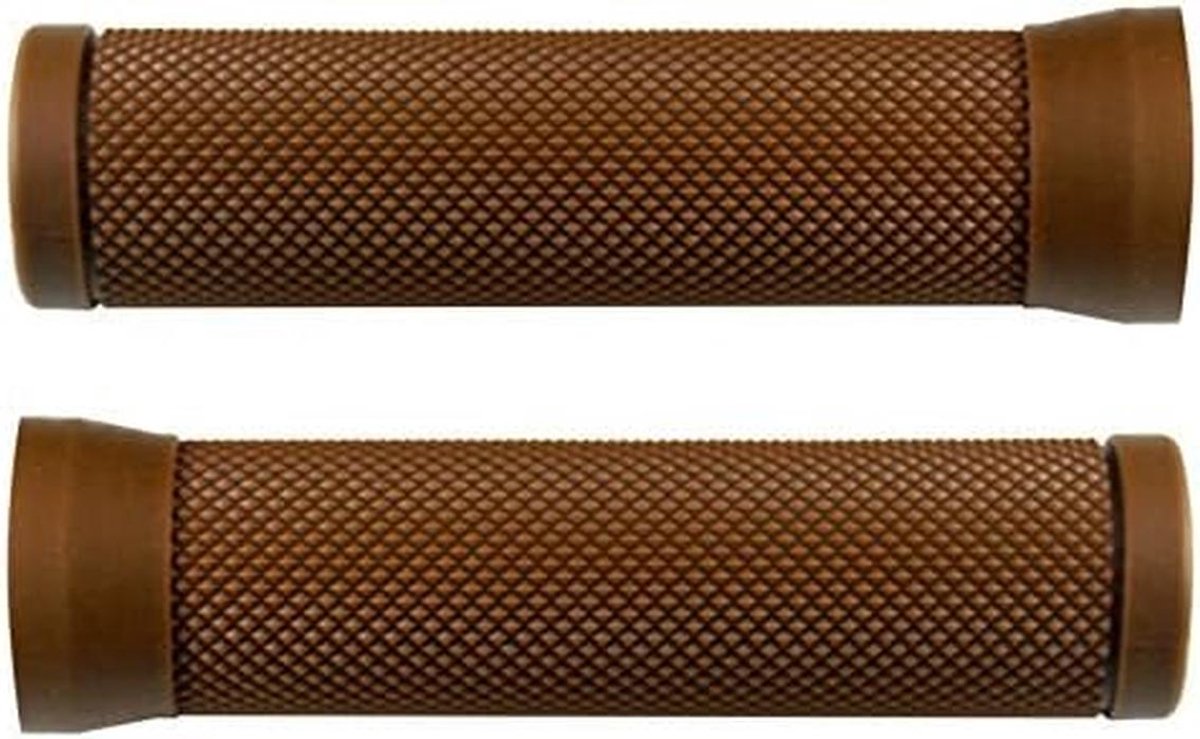 Comfortabele Antislip Fietsstuurhandvatten Bruin 22mm 120mm voor Mountainbike, Stadsfiets en Vintage