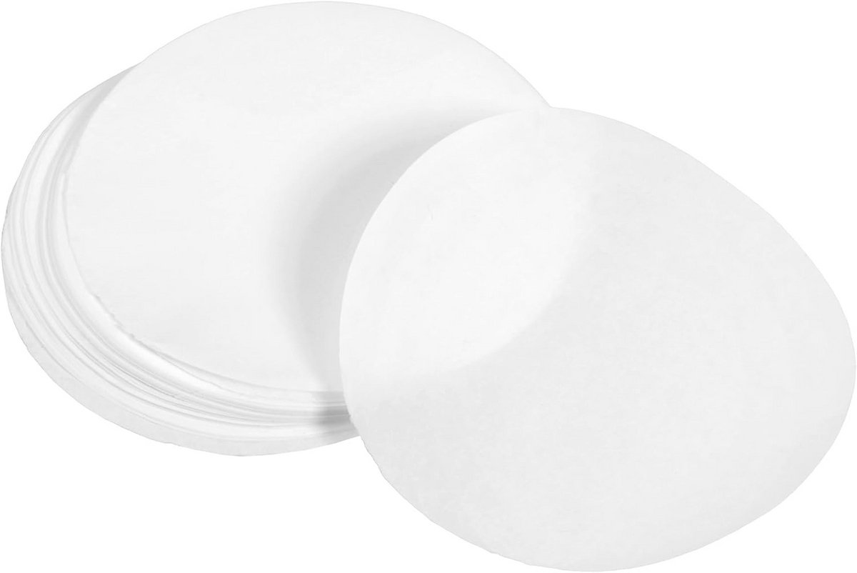 100 Ronde Bakpapiertjes voor Hamburgerpers & Patty Maker - 11,5 cm