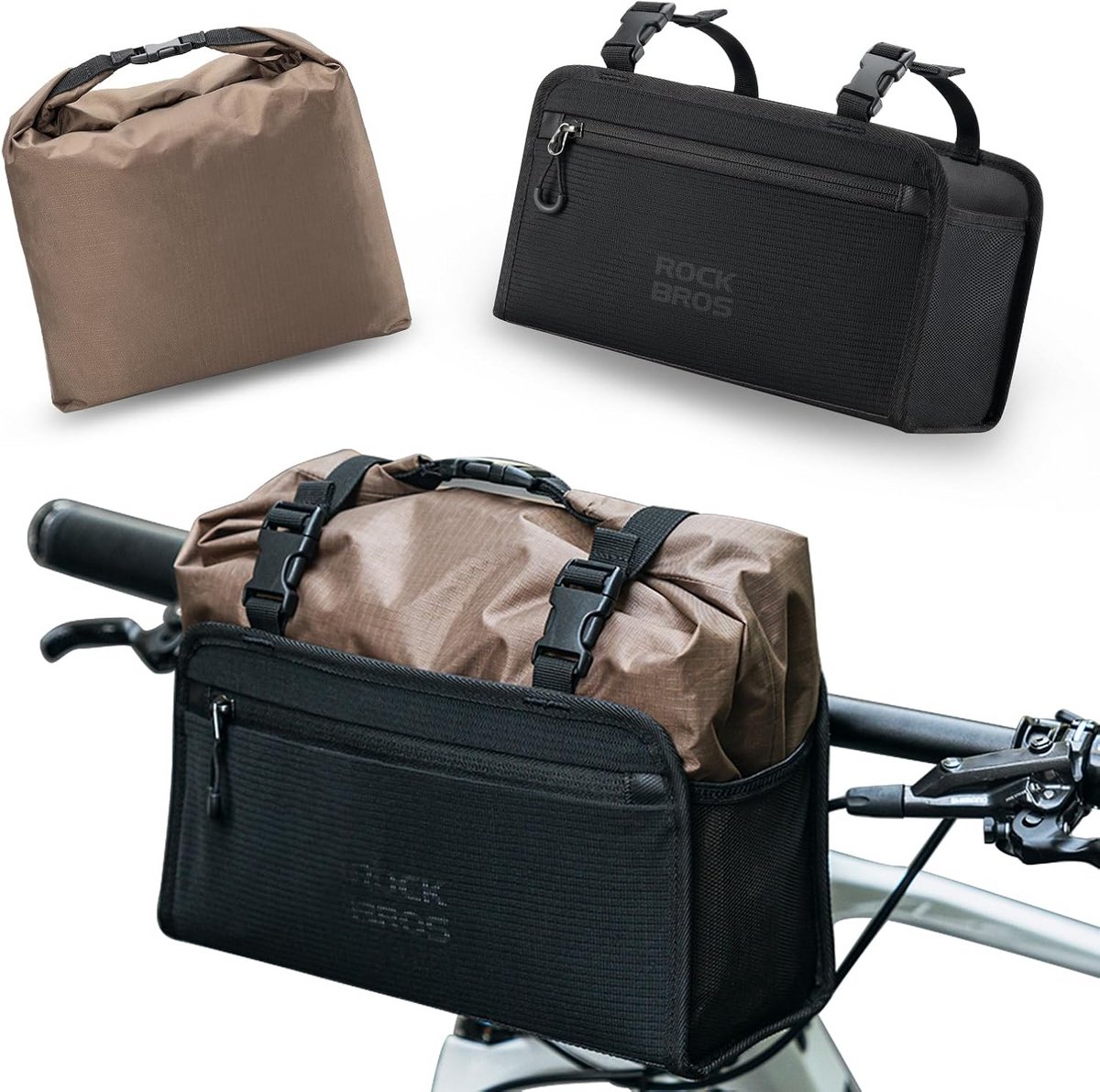 Waterdichte Fiets Stuurtas - Frame Tas Groot Volume (5.5L) voor Mountainbike en Racefiets