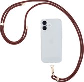 Cordon universel pour téléphone portable Selencia - Chaîne pour téléphone portable - Cordon pour téléphone portable compatible avec iPhone et Samsung - Terracotta
