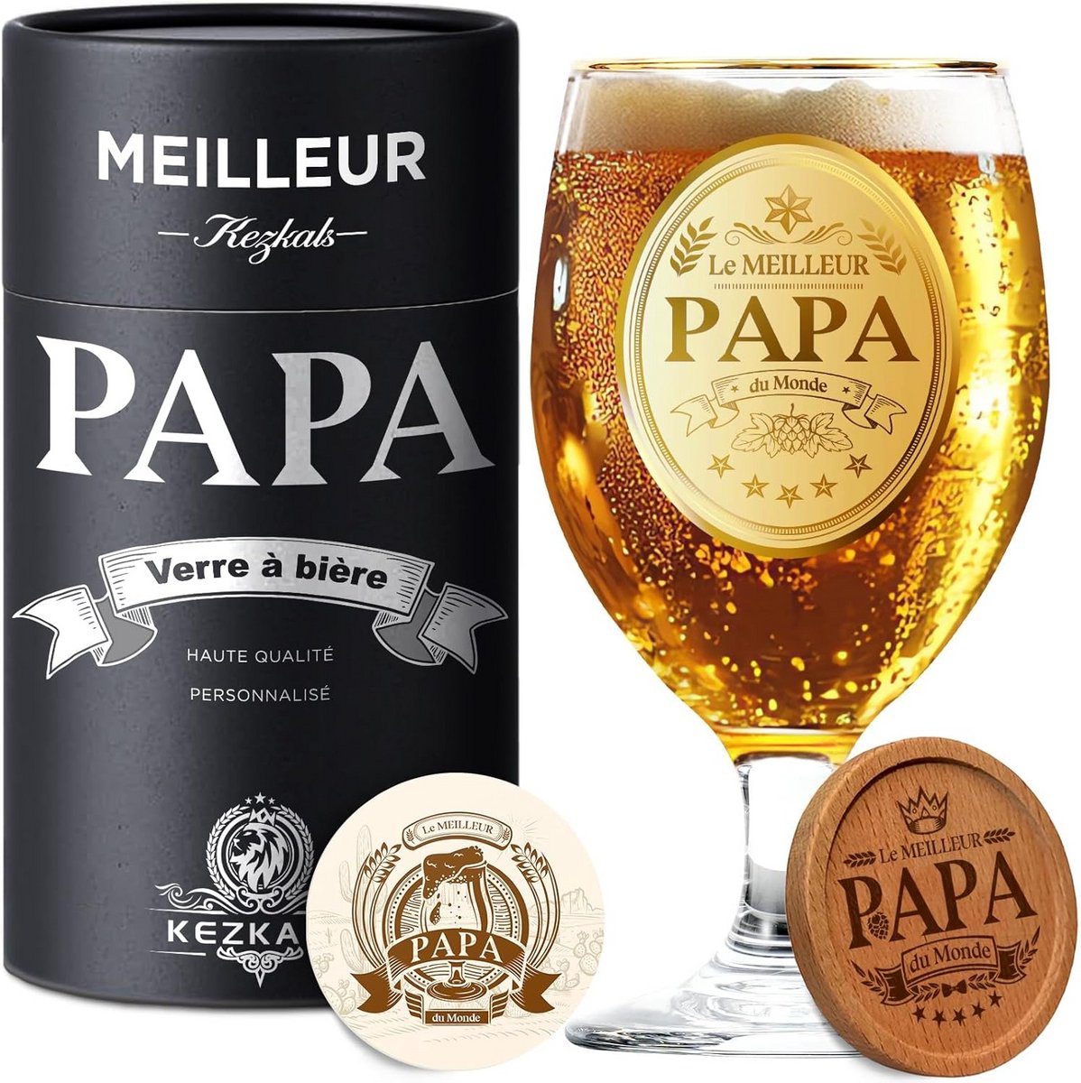 Uniek Bierglas als Origineel Cadeau voor Vaderdag en elke Gelegenheid