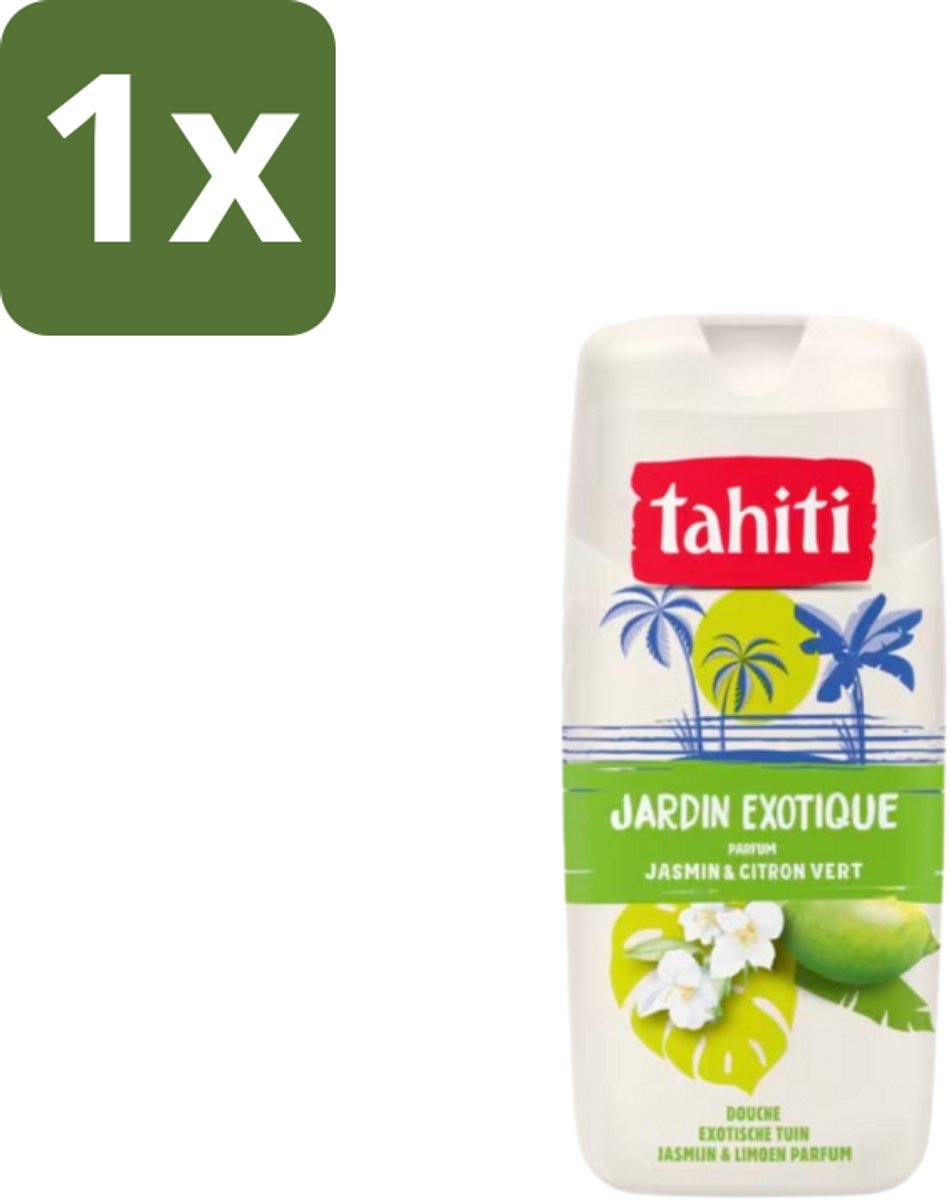 1 x Tahiti – Douchegel – Exotische Tuin Jasmijn & Limoen - 315 ml - Douchegel - Jasmijn - Limoen - Exotisch - Geur