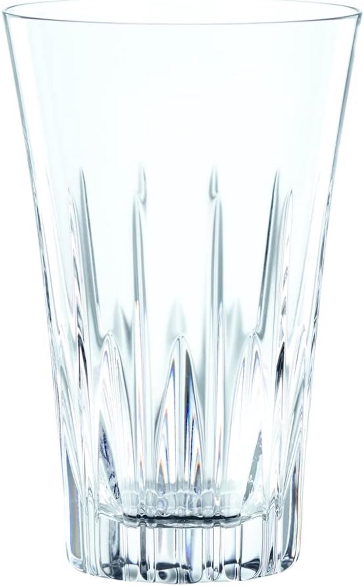 Set van 4 Kristalglas Longdrinkglazen Klassiek Design 405 ml