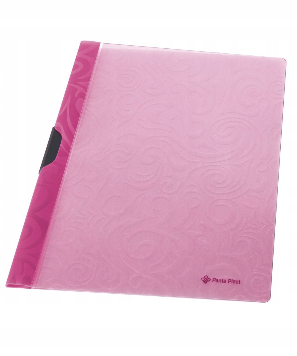 Panta Plast A4 Organizer Map met Klem - Roze/Grijs