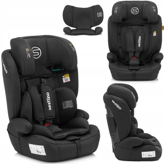 Sestino Rocker Pro autostoel 76-150cm, 9-36kg, i-Size, gordelbevestiging