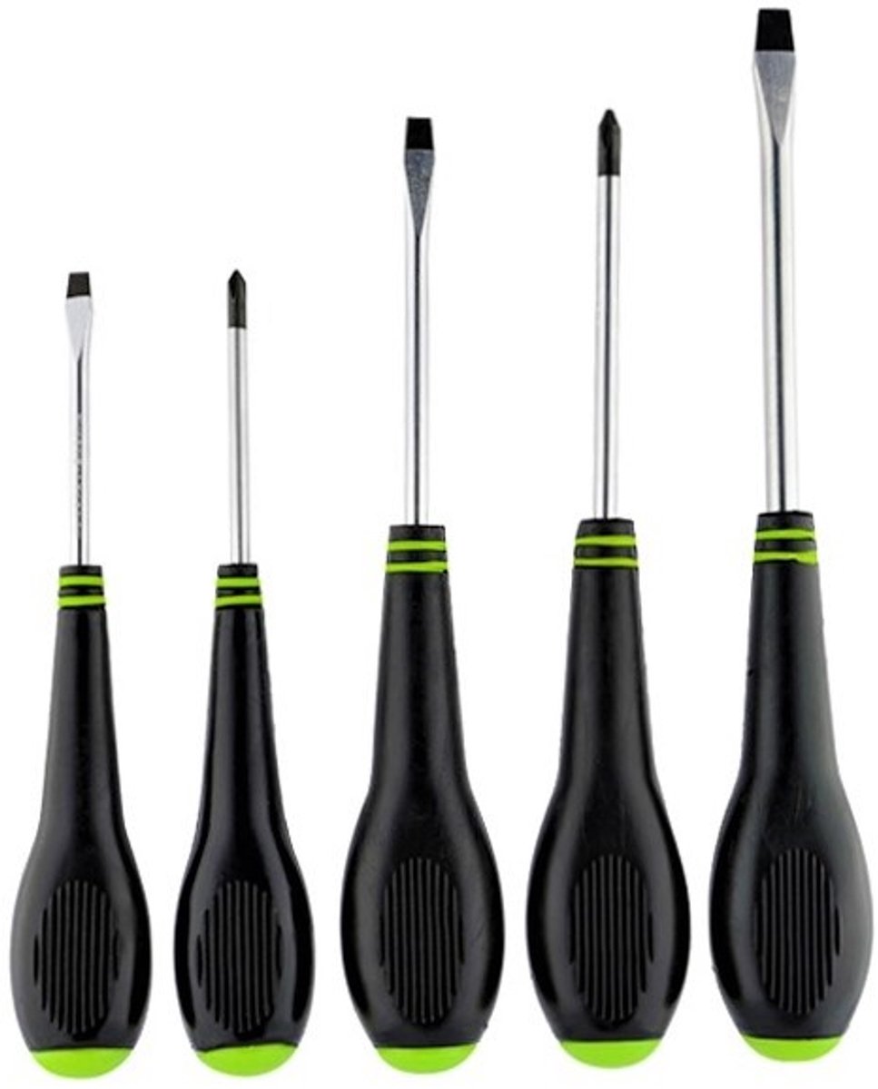Magnetische Schroevendraaierset, 5 Delen