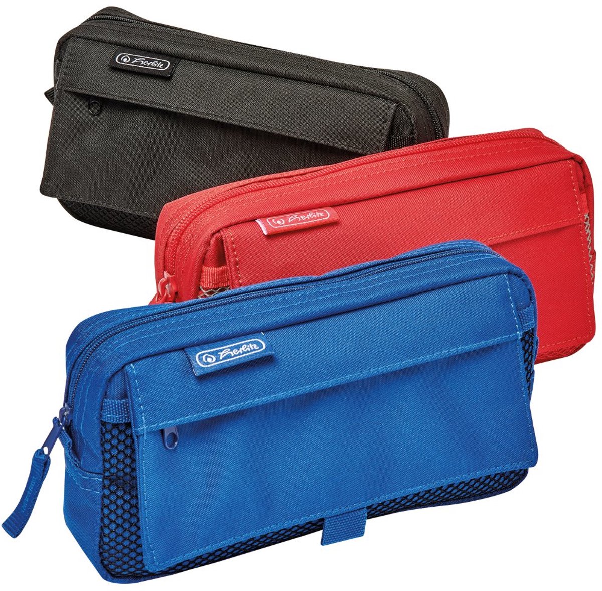 Herlitz 10312734 schooletui Zachte etui Polyester Verschillende kleuren