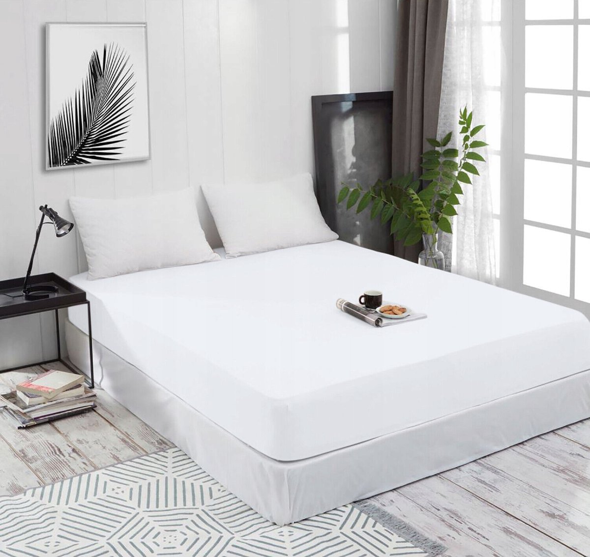 Merkloos Terry Hoeslaken met Elastiek 180x200 cm - Comfortabel & Duurzaam